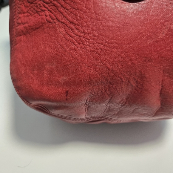 Vintage Coach Backpack Soho #4134 Red Leather - Picture 7 of 16